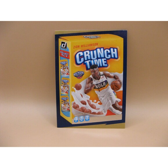 2020-21 Panini Donruss Zion Williamson Crunch Time SP #9 New Orleans NBA - Picture 1 of 2
